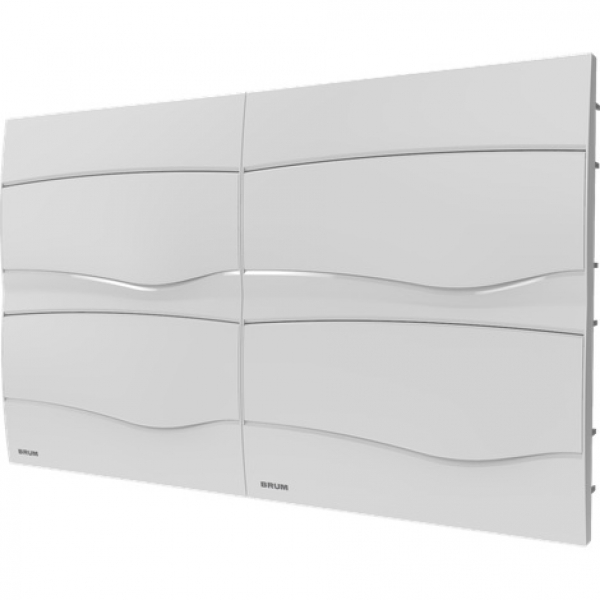 Quadro de Distribuição de Embutir para 48 Disjuntores em PVC Brum