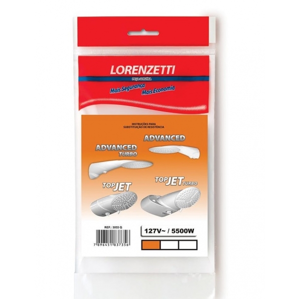 Resistência Advanced Top Jet 127 V 3055Q Lorenzetti