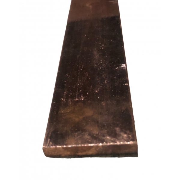 Barra Chata de Cobre 1 1/2 x 1/4 pol. 539 A 1 m Elétrica Bichuette