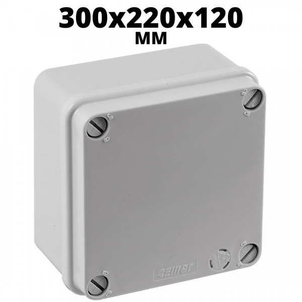 Caixa de Passagem de Sobrepor em PVC 300 x 220 x 120 mm 914057 Cemar