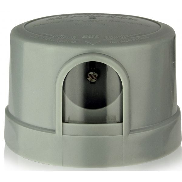 Relé Fotocélula Bivolt Cinza Para Base 52.05 Foxlux