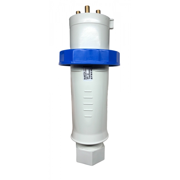 Plugue Industrial Macho Newkon 3P+T 63 A 220 V 9 h Azul N4579 Steck