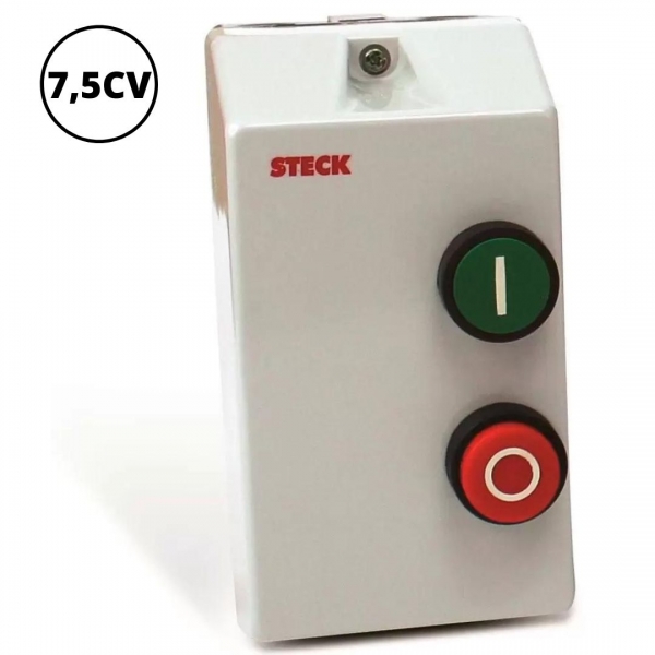 Chave Partida Direta Trifásica Magnética 7,5 cv 220 V 17-25 A Steck
