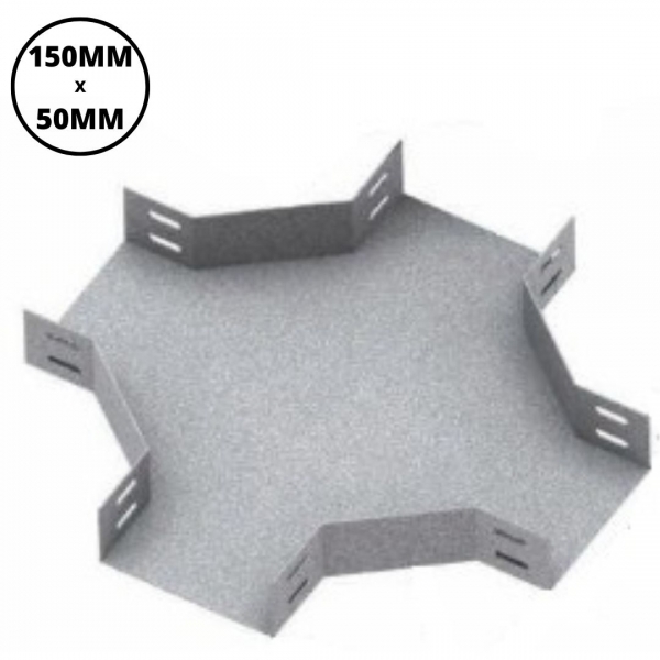 Cruzeta Horizontal 90° para Eletrocalha 150 x 50 mm Piralux