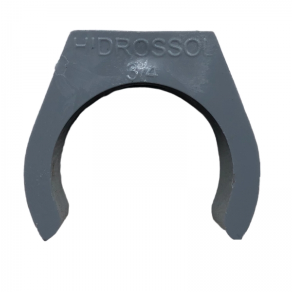 Abraçadeira PVC Cinza 3/4 Pol. A21.02 Hidrossol