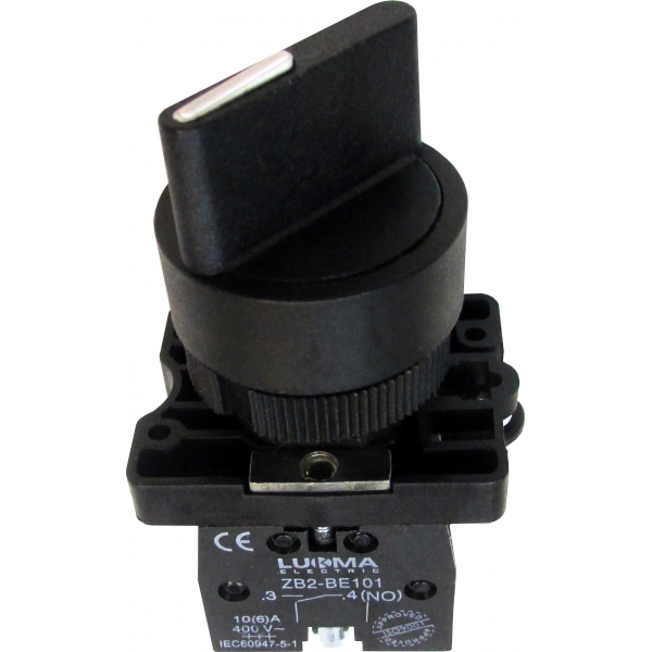 Chave Comutadora 2 Posições Fixas 1NA+1NF LK2-ED25 14016 Lukma
