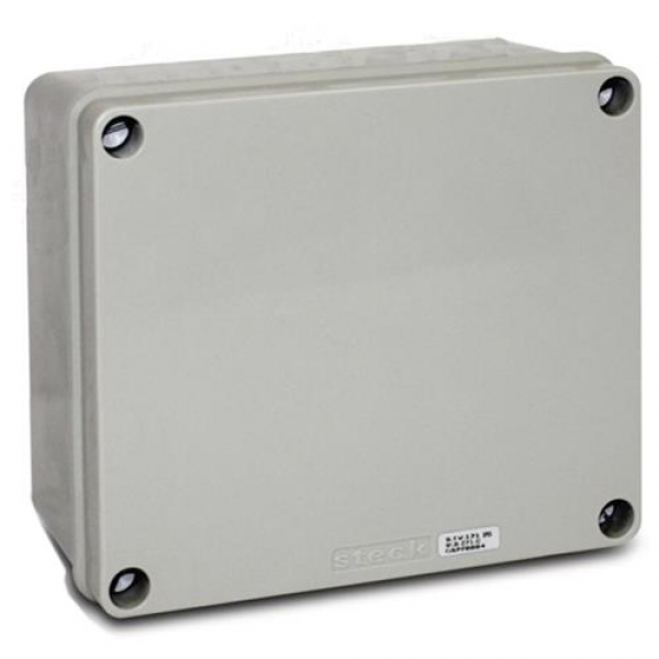 Caixa de Passagem Light de Sobrepor em PVC 170 x 145 x 90 mm IP55 SEX171 Steck