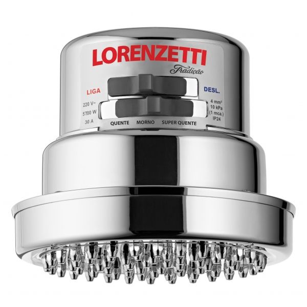 Chuveiro Tradição Multitemperaturas 5500 W x 127 V Lorenzetti