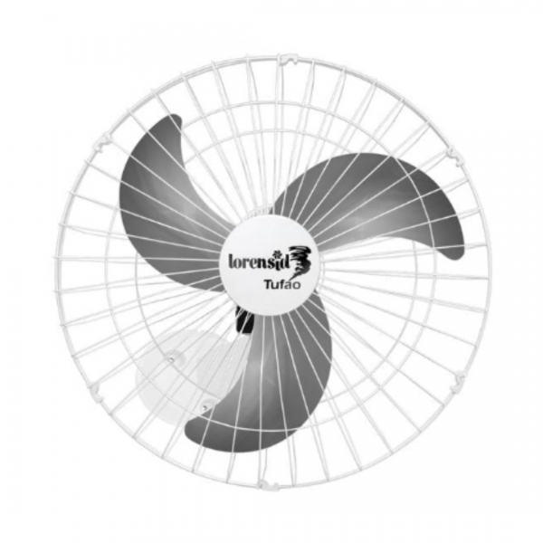 Ventilador de Parede 60cm Branco Tufão Sprint Bivolt Loren Sid