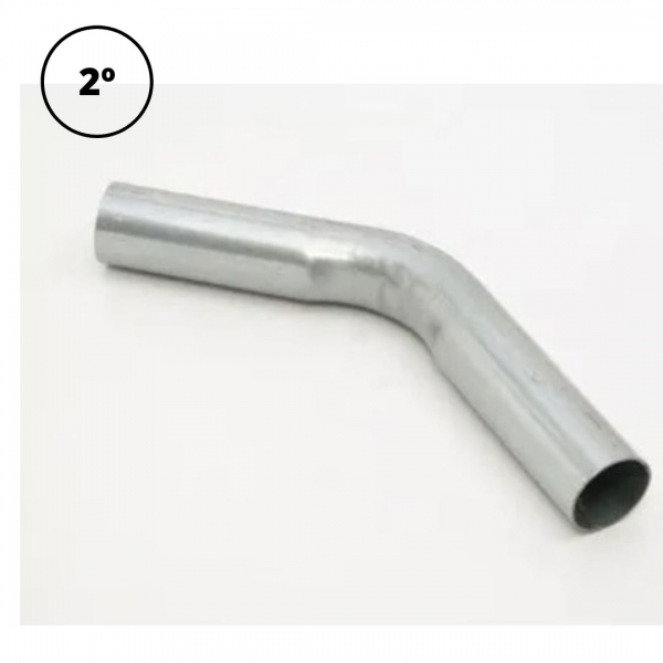 Curva de Aço Pré-Zincado para Eletroduto 2 pol. x 45° Elétrica Bichuette
