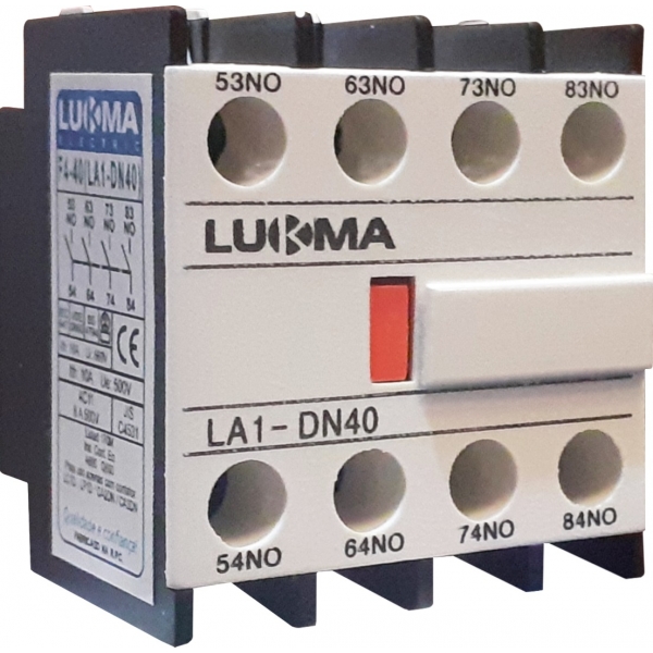 Bloco de Contato Auxiliar F4-40 4NA 09007 Lukma