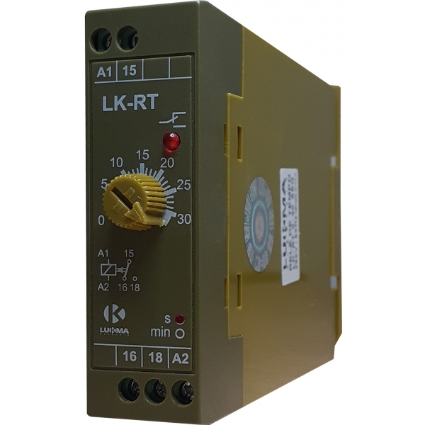 Relé Temporizador 0 a 30 s 220 V LK-RT 45005 Lukma