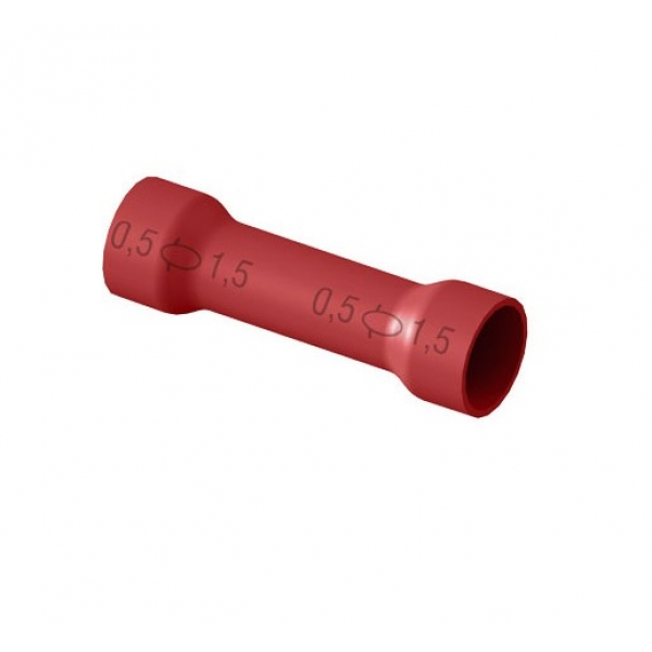 Luva de Emenda Pré-Isolada para Cabo de Cobre 1,5 mm² Vermelha LEP-21 Intelli