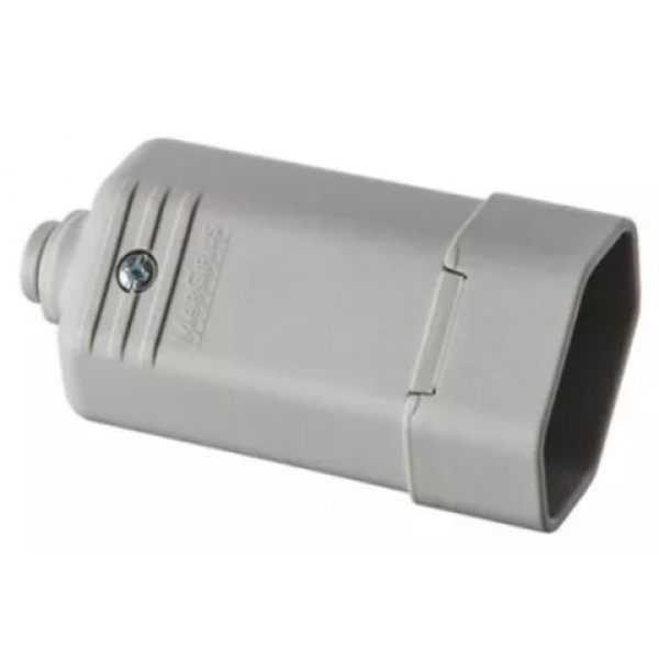 Plugue Fêmea 2P+T 10 A Padrão Cinza PA12710 Margirius