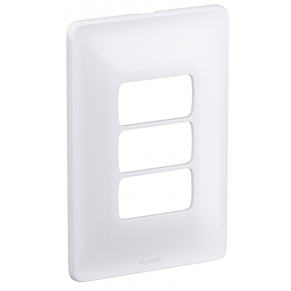 Placa 4 x 2 3 Módulo Separado + Suporte Zeffia 680183 Pial Legrand