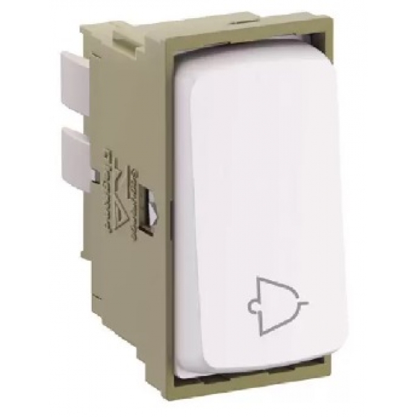 Interruptor Pulsador Campainha 2 A 250 V Zeffia 680142BP Pial Legrand