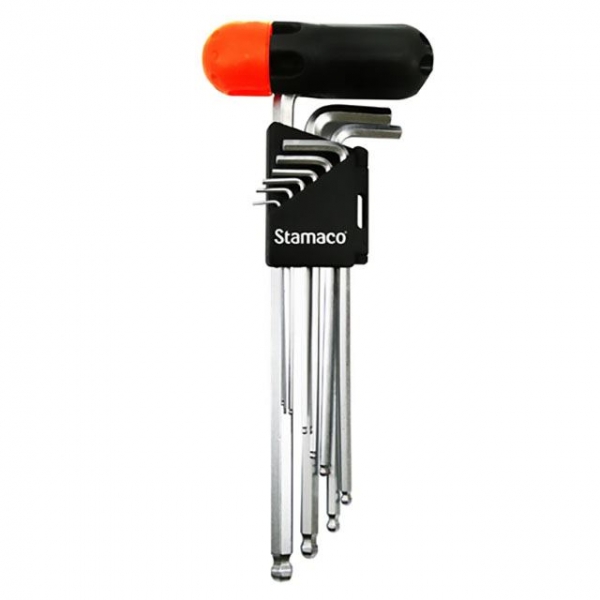 Jogo de Chaves Allen ZH013 com 9 Peças 1,5 mm A 10,00 mm 9511 Stamaco