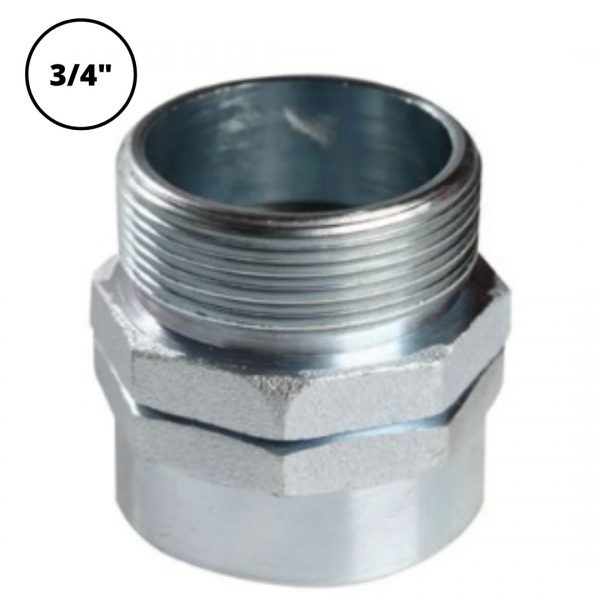 Conector Macho Giratório para Sealtubo 3/4 pol. Elétrica Bichuette