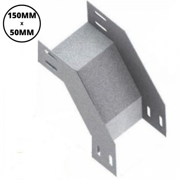 Curva Vertical Externa 90° para Eletrocalha 150 x 50 mm Piralux