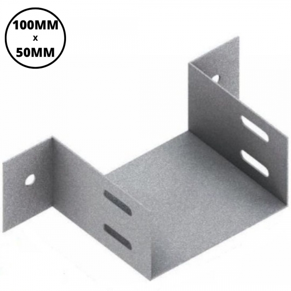 Flange para Eletrocalha 100 x 50 mm Piralux