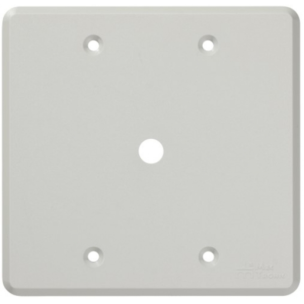 Placa 4 x 4 para Saída de fios Cinza Linha Clássica Mectronic