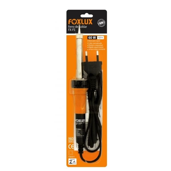 Ferro Solda 60 W 127 V 25.03 Foxlux