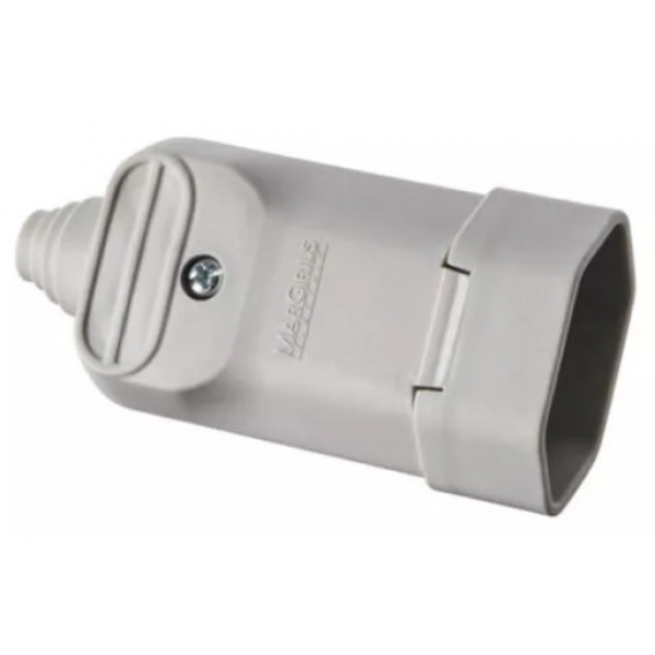 Plugue Fêmea 2P 20 A Padrão Cinza PA15019 Margirius