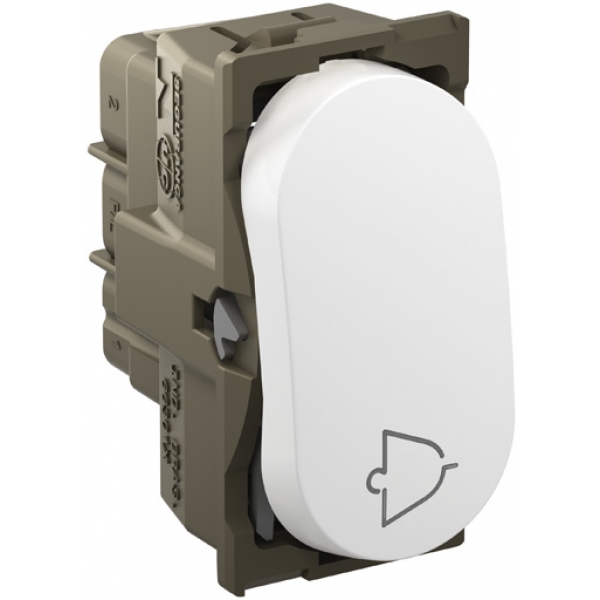 Interruptor Pulsador para Campainha 2 A 250 V Nereya 663017/663002 Pial Legrand