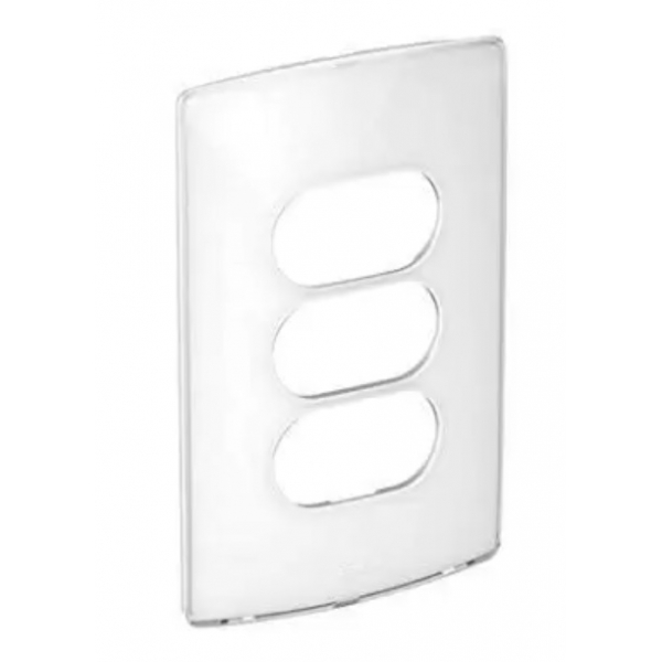 Placa 4 x 2 3 Posto Junto Nereya Sugar Gloss 663263 Pial Legrand