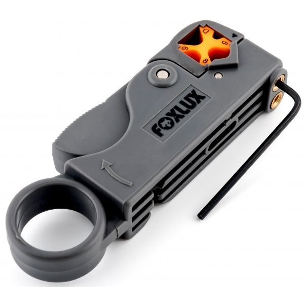 Alicate Desencapador Cabo Coaxial 37.10 Foxlux