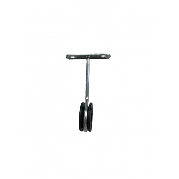 Isolador Simples Fixação Horizontal 100 mm Chapa Encosto Para-raio Elétrica Bichuette