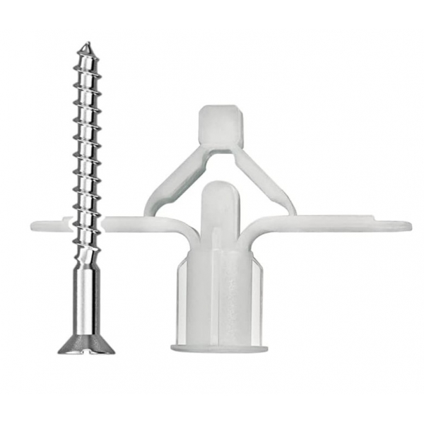 Cartela 2 Parafuso Philips 4,2x55mm Com Bucha Gesso Fly N2 Sforplast