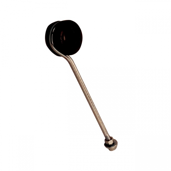 Isolador Simples Fixação Horizontal 200 mm Rosca Mecanica Para-raio Elétrica Bichuette