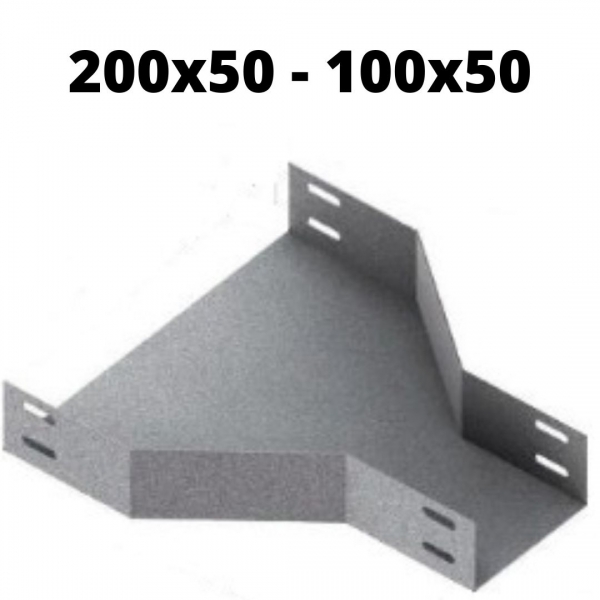 Redução Concêntrica para Eletrocalha 200 x 50 para 100 x 50 mm Piralux