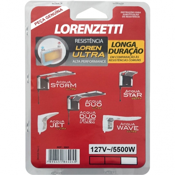 Resistência Acqua Storm 5500 W x 127 V 3065 Lorenzetti