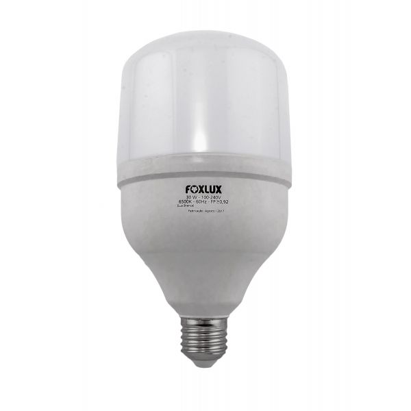 Lampada 30 W 6500 K Bivolt E27 Alta Potencia Led90.26 Foxlux
