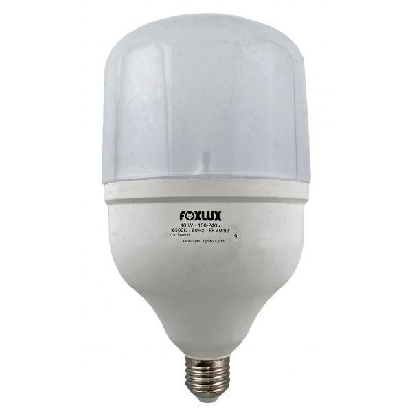 Lampada 40 W 6500 K Bivolt E27 Alta Potencia Led90.27 Foxlux