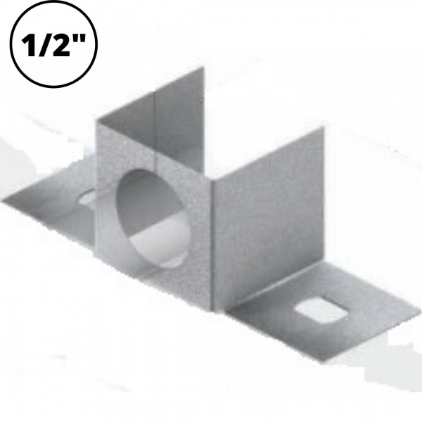 Saída Lateral para Eletroduto 1/2 pol. em Perfilado 38 x 38 mm PERFILADO