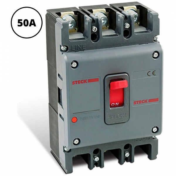 Disjuntor Caixa Moldada Asgard Tripolar 50 A 690 V SDJS50 Steck