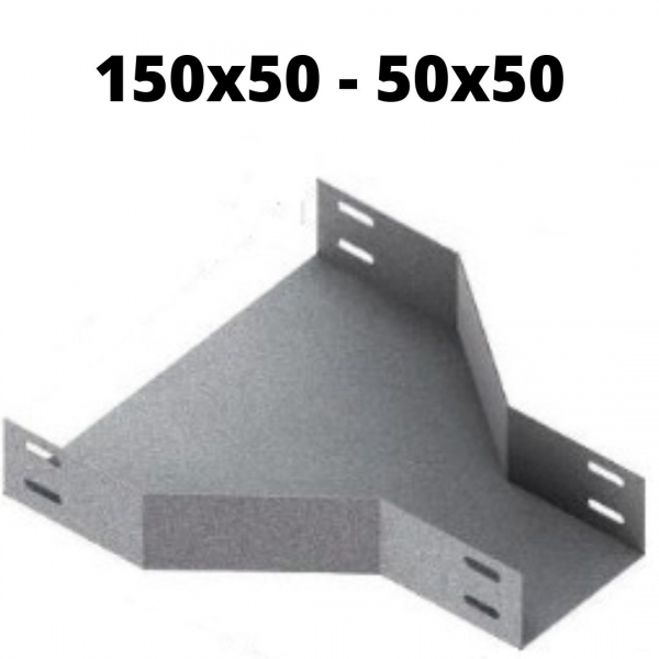 Redução Concêntrica para Eletrocalha 150 x 50 para 50 x 50 mm Piralux