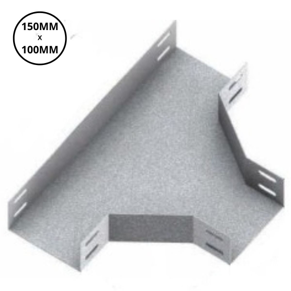 Derivação T Horizontal 90° para Eletrocalha 150 x 100 mm Piralux