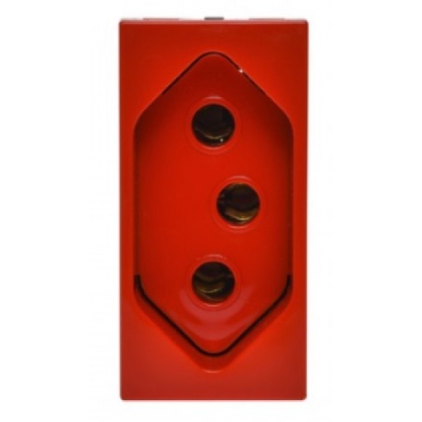 Tomada 2P+T 20 A 250 V Vermelha Thesi M4166v Pial Legrand