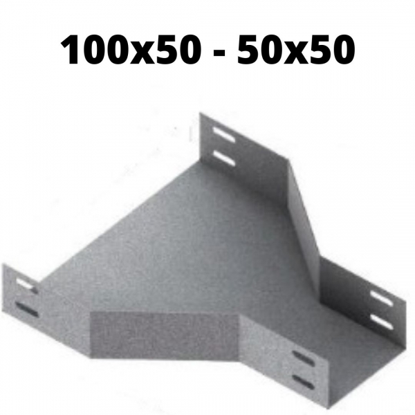 Redução Concêntrica para Eletrocalha 100 x 50 para 50 x 50 mm Piralux