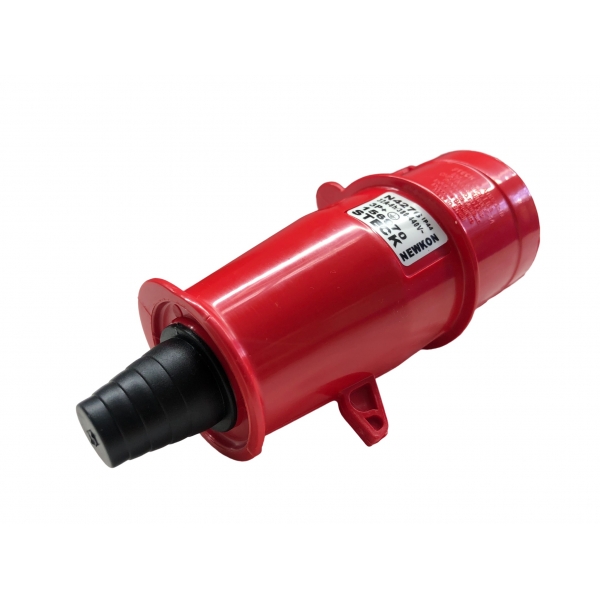 Plugue Industrial Macho 3P+T 32 A 380 V Vermelho Steck