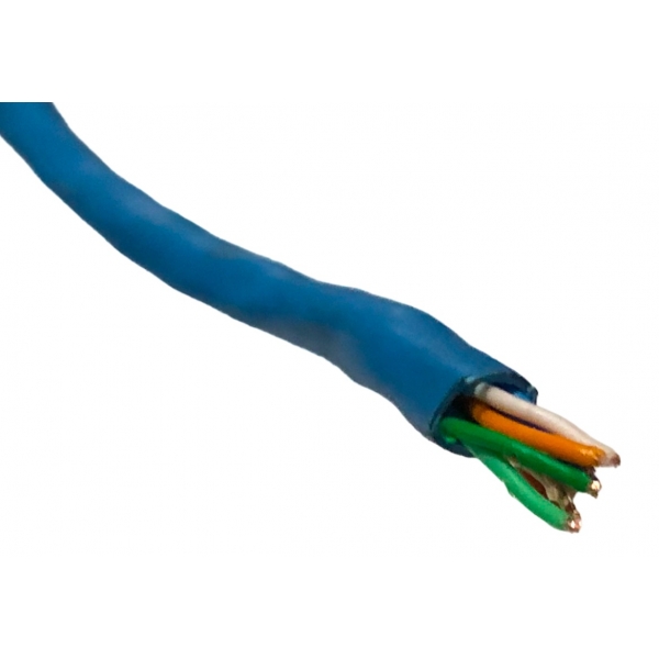 Cabo de Rede Cat5e U/UTP CMX 4 Pares 24 AWG Azul Linkeo 632781 Pial Legrand