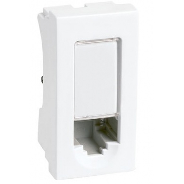 Tomada de Rede RJ45 Cat6 UTP Branca Pialplus 615047 Pial Legrand