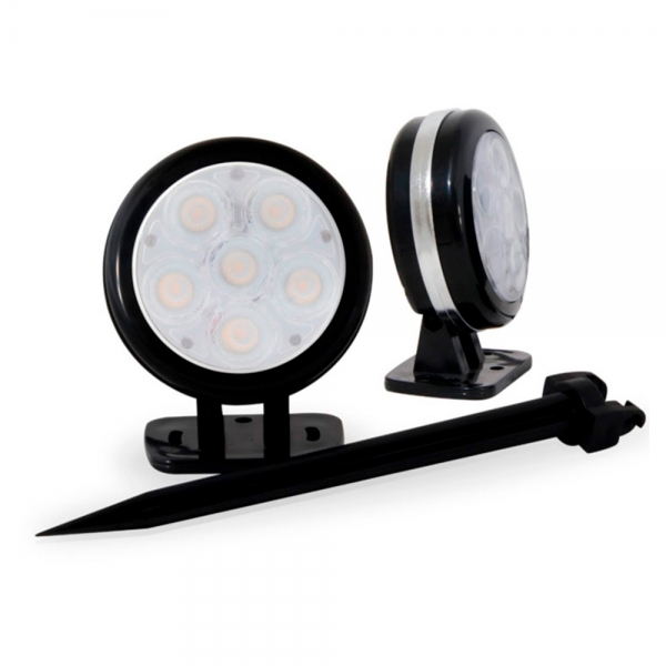 Espeto de Jardim LED 6 W Luz Verde Preto 31105 Iluctron
