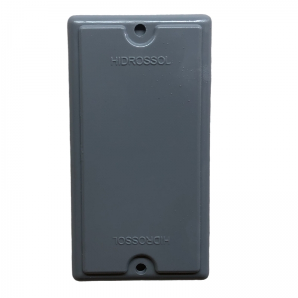Tampa Para Condulete 4x2 PVC Cinza Cega A19.01 Hidrossol