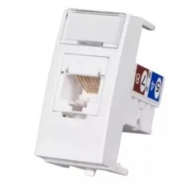TOMADA RJ45 CAT5E BRANCA MARGIRIUS SLEEK PA016045