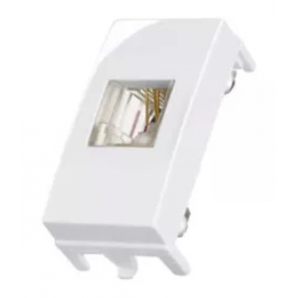 TOMADA RJ11 4FIOS BRANCA MARGIRIUS SLEEK PA016046